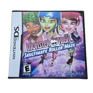 Monster High Skultimate Roller Maze Nintendo DS 3DS (CIB w/ Manual) Tested